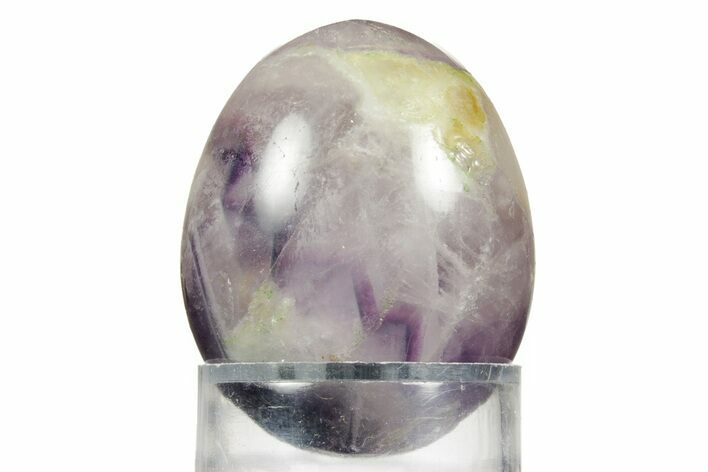 Polished Purple Fluorite Egg - Fluorescent! #362804